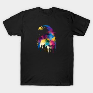 Colorful Eagle's Head #1 T-Shirt